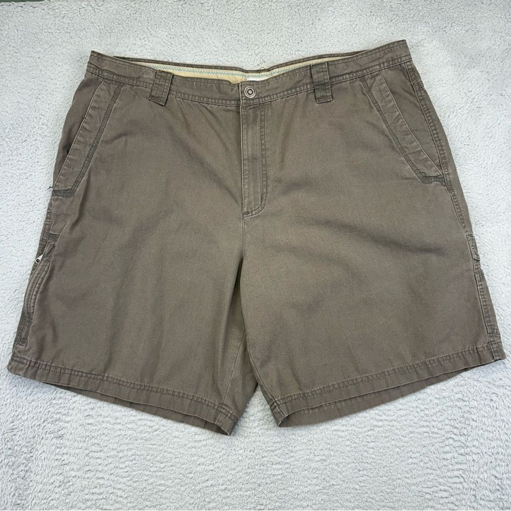 Columbia Shorts Mens 42 Brown Cargo Pocket Cotton Hiking Outdoor Camping Summer